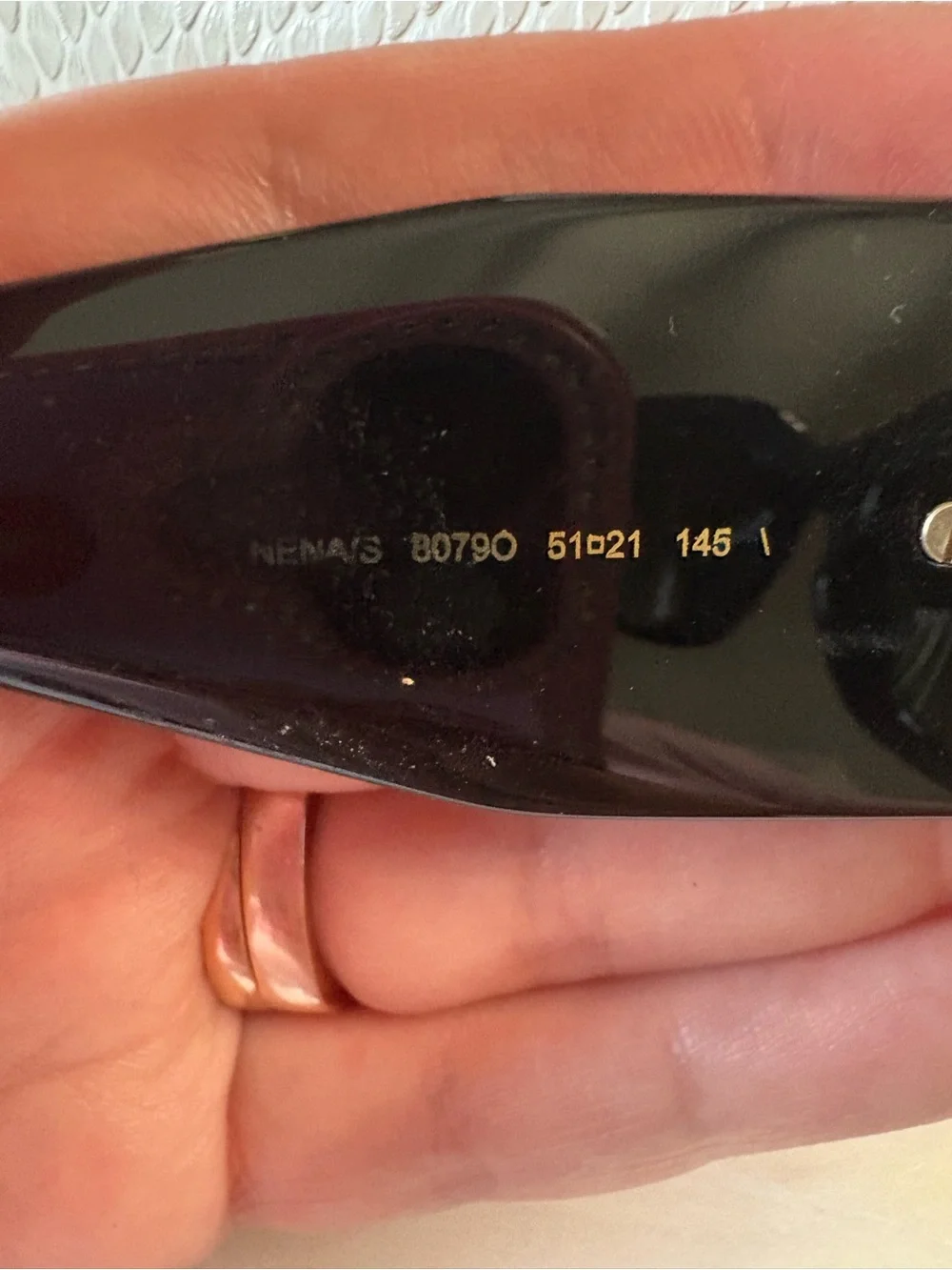 Jimmy Choo Black Sunglasses with Rose Gold Accent Case